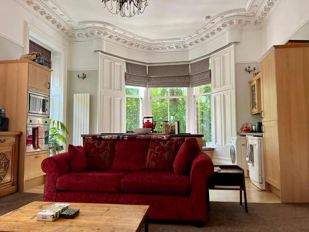 Beautiful Double Room In Idyllic West End Townhouse Glasgow Exterior photo